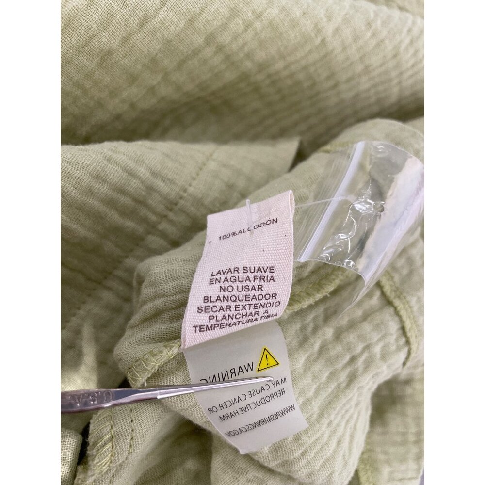 Hem And Thread Romper Size Medium Button Front V … - image 6